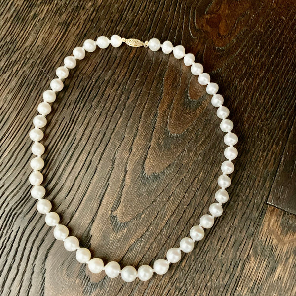 Beautifu best 14k pearl set.